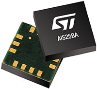 STMicroelectronics AIS25BA 3-Axis Accelerometer Image of STMicroelectronics AIS25BA 3-Axis Accelerometer
