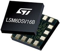 STMicroelectronics LSM6DSV16B 6-Axis IMU with Sensor Fusion Image of STMicroelectronics LSM6DSV16B 6-Axis IMU with Sensor Fusion