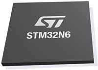 STMicroelectronics STM32N6 Series CPUs Kuvassa STMicroelectronics STM32N6-sarjan keskusyksiköt