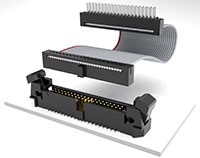 Samtec 1.27 mm Pitch IDC Systems Image of Samtec 1.27 mm Pitch IDC Systems