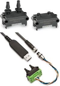 Sensirion's SDP800 Series Differential Pressure Sensors Image of Sensirion's SDP800 Series Differential Pressure Sensors