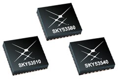 Image of Skyworks Solutions SKY53510/SKY53580/SKY53540 Low-Power DC to 3.1 GHz Ultra-Low Additive Jitter Differential Clock Buffers