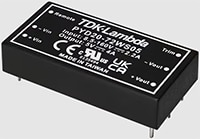 TDK-Lambda's PYD20 Series DC/DC Converter Image of TDK-Lambda's PYD20 Series DC/DC Converter