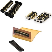 TE Connectivity AMP's 0.4 mm Fine-Pitch Board-to-Board Connectors Abbildung: 0,4-mm-Fine-Pitch-Board-zu-Board-Steckverbinder von TE Connectivity AMP