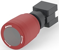 TE Connectivity's PBE16 Series Pushbutton Emergency Stop Switch Image of TE Connectivity's PBE16 Series Pushbutton Emergency Stop Switch