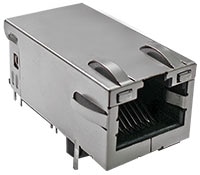 TRP Connector's Press-Fit ICMs for 1GBase-T Ethernet Designs Image of TRP Connector's Press-Fit ICMs for 1GBase-T Ethernet Designs