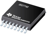 Texas Instruments' ISO774x Quad-Channel Digital Isolators Image of Texas Instruments' ISO774x Quad-Channel Digital Isolators