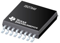 Texas Instruments' ISO7840 Quad-Channel Digital Isolators Image of Texas Instruments' ISO7840 Quad-Channel Digital Isolators