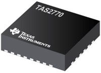 Texas Instruments' TAS2770 Mono Class-D Audio Amplifier Image of Texas Instruments' TAS2770 Mono Class-D Audio Amplifier