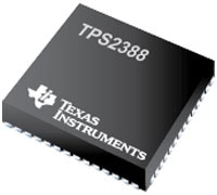 Texas Instruments' TPS2388 Power Source Equipment (PSE) Controller Image of Texas Instruments' TPS2388 Power Source Equipment (PSE) Controller