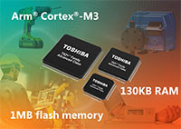 Toshiba's TMPM3HxF10x ARM® Cortex®-M3 Microcontrollers  Image of Toshiba's TMPM3HxF10x ARM® Cortex®-M3 Microcontrollers
