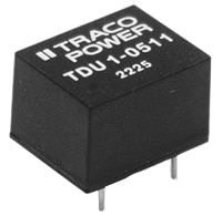 TRACO Power's TDU 1 Series DC/DC Converters Image of TRACO Power's TDU 1 Series DC/DC Converters