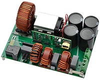 Transphorm's TDTTP4000W065AN 4 kW PFC GaN Evaluation Board with Analog Control Immagine della scheda di valutazione PFC GaN a 4 kW TDTTP4000W065AN di Transphorm con controllo analogico