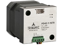 TRINAMIC's PD42-1-1670 Closed-Loop Smart BLDC Motor TRINAMIC 的 PD42-x-1670 閉迴路智慧型 BLDC 馬達圖片