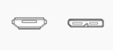USB Micro-B connector Image of USB Micro-B connector