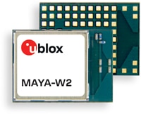 u-blox's MAYA-W2 Series Modules Image of u-blox's MAYA-W2 Series Modules