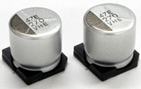 Chemi-Con's HXE Series Aluminum Capacitors Image of Chemi-Con's HXE Series Aluminum Capacitors