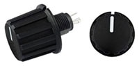 Vishay Sfernice's P16F Series Knob Potentiometer Kuvassa Vishay Sfernicen P16F-sarjan nuppipotentiometri