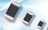 Vishay's NTCS E3 SMT SMD NTC Thermistors Immagine dei termistori NTC SMD SMT NTCS E3 di Vishay