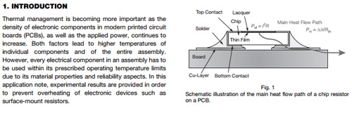 Thermal Management in Surface-Mounted Resistors Applications Thermal Management in Surface-Mounted Resistors Applications