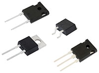 Vishay's Gen 3 1,200 V SiC Schottky Diodes Image of Vishay's Gen 3 1,200 V SiC Schottky Diodes