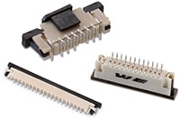Würth Elektronik’s WR-FPC Series ZIF and LIF Connectors Image of Würth Elektronik’s WR-FPC Series ZIF and LIF Connectors