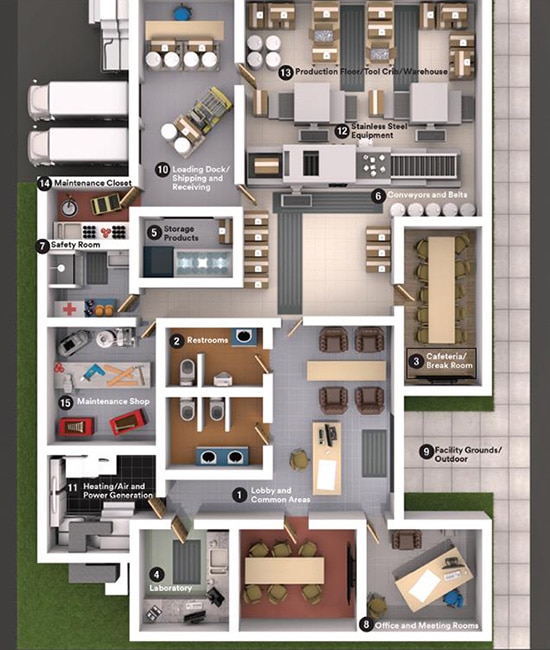 3M's Manufacturing Facility Guide Image of 3M's Manufacturing Facility Guide