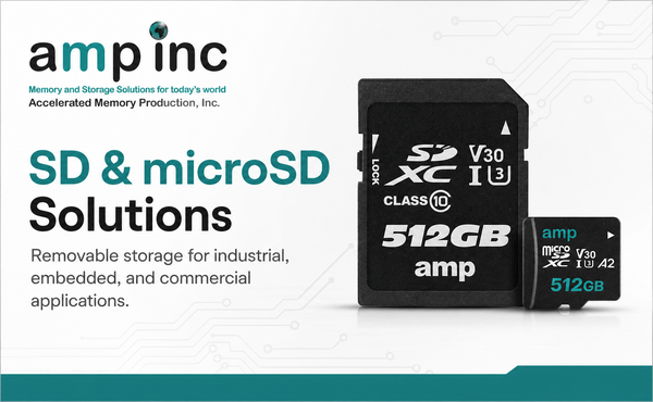 Accelerated Memory Production's SD & mSD solutions Image of Accelerated Memory Production's SD & mSD solutions