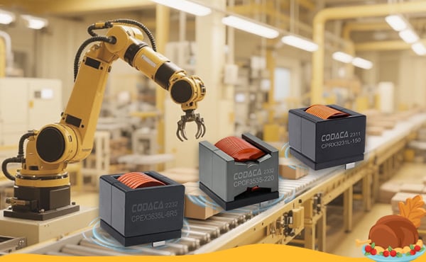 Image of CODACA High Reliability, High Current Power Inductors for Industrial Control