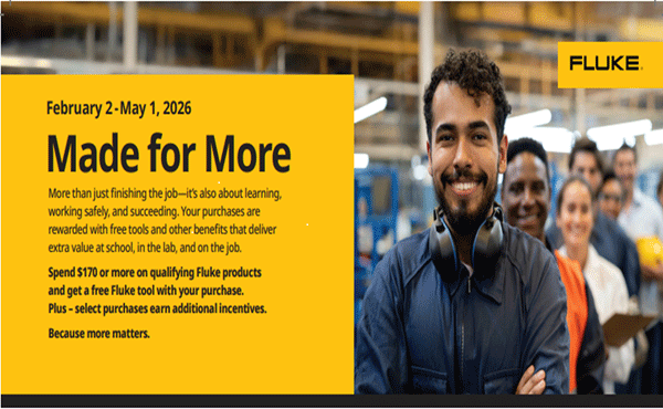 Fluke Made for More Promo Image of Fluke Made for More Promo