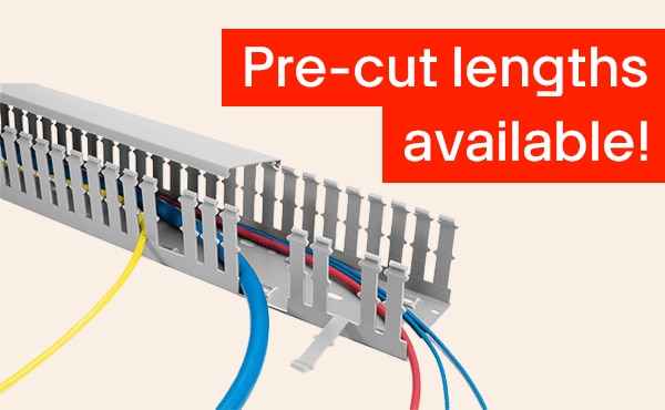 HellermannTyton Pro-Duct Slotted Wiring Duct Image of HellermannTyton Pro-Duct Slotted Wiring Duct