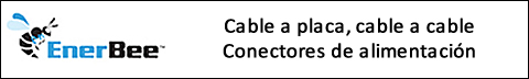 EnerBee - Cable a placa, cable a cable Conectores de alimentación Image of Hirose's EnerBee