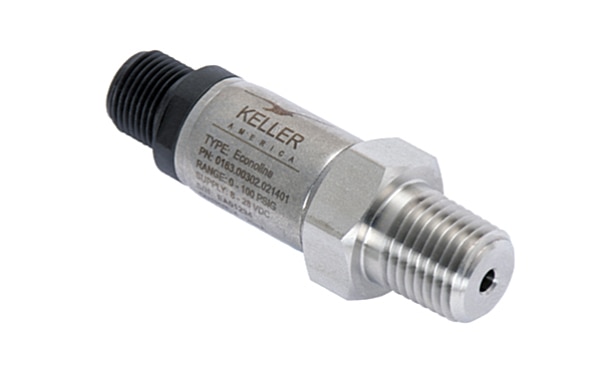 Keller America's Econoline Pressure Transmitter with M12 Connection Image of Keller America's Econoline Pressure Transmitter with M12 Connection
