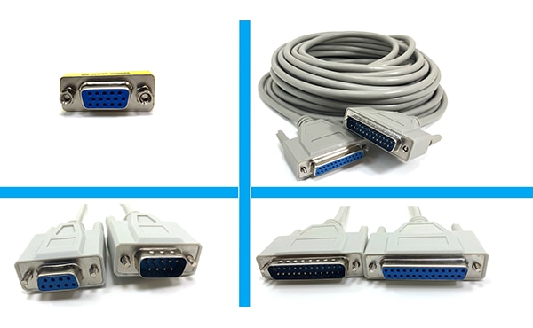 Micro Connectors' Legacy Serial, Parallel Cables, & Adapters Image of Micro Connectors' Legacy Serial, Parallel Cables, & Adapters