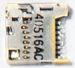 Molex 503398 microSD Connector Image of Molex 503398 microSD Connector
