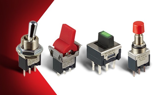 NKK M Series Switches Image of NKK M Series Switches