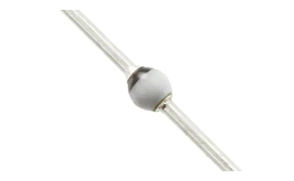 Image of VoltarisTech rectifier diode in a glass axial package