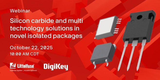 image of Silicon carbide and multi technology solutions in novel isolated packages webinar