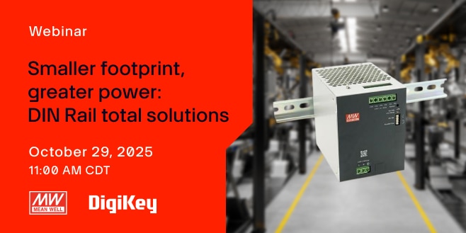 image of Smaller footprint, greater power: DIN Rail total solutions webinar