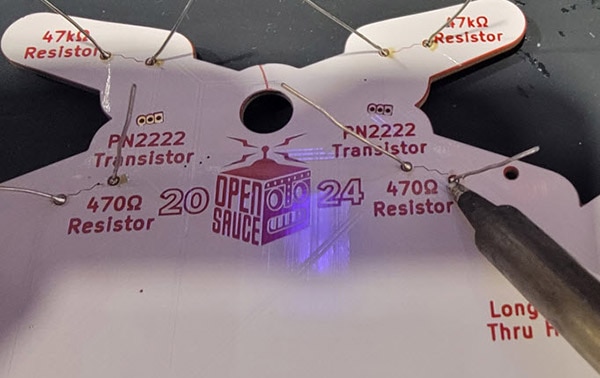 Building Better Badges: Assembling the Open Sauce 2024 PCB Badge Building Better Badges: Assembling the Open Sauce 2024 PCB Badge