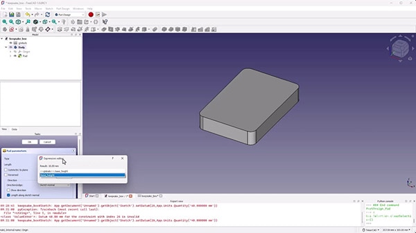 Intro to FreeCAD Part 3: Shape Binders, Expressions, and Spreadsheets Intro to FreeCAD Part 3: Shape Binders, Expressions, and Spreadsheets