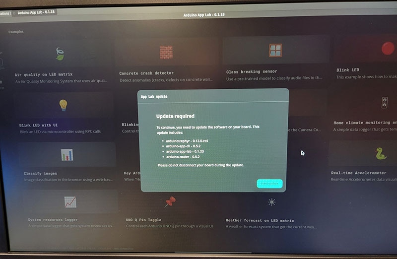 Getting Started with the Arduino UNO Q image of Getting Started with the Arduino UNO Q