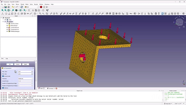 Intro to FreeCAD Part 10: Finite Element Method (FEM) WorkBench Tutorial Intro to FreeCAD Part 10: Finite Element Method (FEM) WorkBench Tutorial