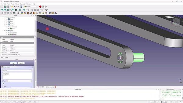 Intro to FreeCAD Part 9: Assembly Tutorial Intro to FreeCAD Part 9: Assembly Tutorial