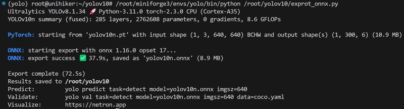 The terminal display shows image of The terminal display shows