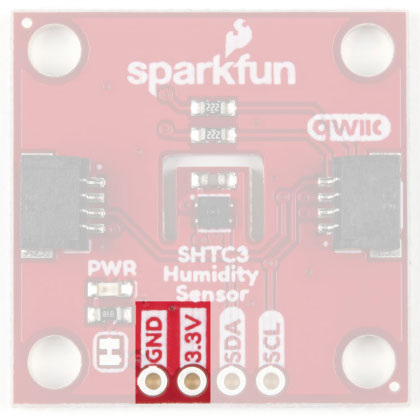 SparkFun Humidity Sensor Breakout - SHTC3 (Qwiic) Hookup Guide Image of SparkFun Humidity Sensor Breakout - SHTC3 (Qwiic) Hookup Guide