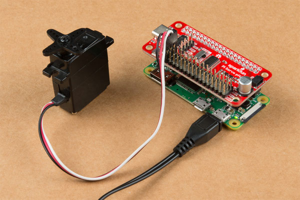 Pi Servo pHAT (v2) Hookup Guide Image of Pi Servo pHAT (v2) Hookup Guide