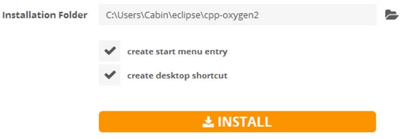 Leave the defaults as they are and then click install. Leave the defaults as they are and then click install.