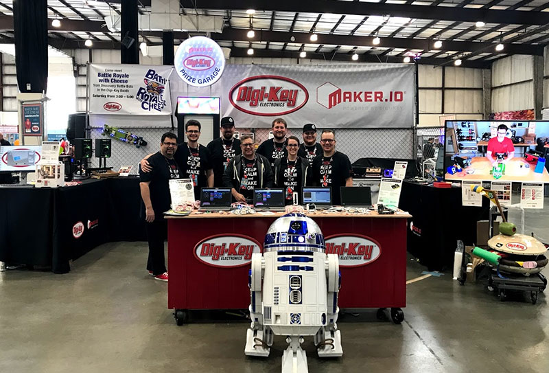 Digi-Key group with R2D2 Image of DigiKey group with R2D2