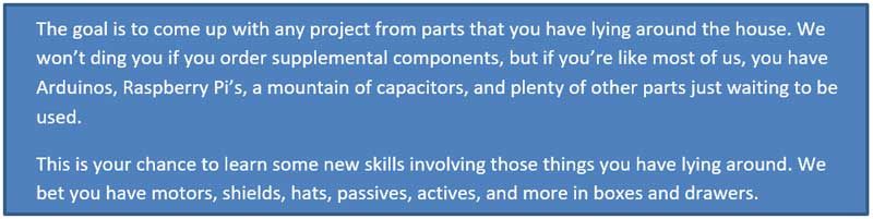 Making Tech at Home Contest Image of Making Tech at Home Contest